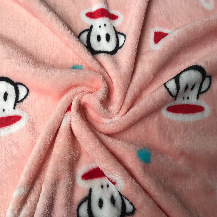 Лидер продаж 2019, фланелевая двухсторонняя флисовая полиэфирная ткань с мультяшным принтом