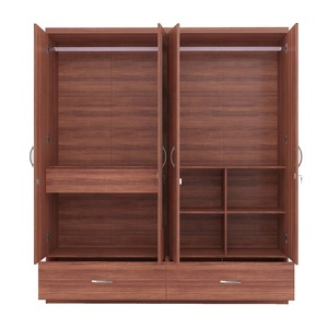 Tablette multimédia <span class=keywords><strong>avec</strong></span> <span class=keywords><strong>serrure</strong></span>, 4 porte en bois, moderne, vente en gros, élégant et <span class=keywords><strong>pas</strong></span> <span class=keywords><strong>cher</strong></span>, design de chambre à coucher, miroir de garde-robe, <span class=keywords><strong>meuble</strong></span> - Product Image 3