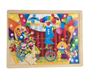 <span class=keywords><strong>Puzzle</strong></span> en bois 2D <span class=keywords><strong>Happy</strong></span> Circus Clown - Product Image 2