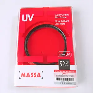 Massa 52 Mm Kaca Optik Lensa Kamera Digital UV Filter