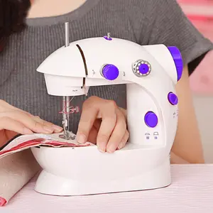 Mini máquinas de coser eléctricas, Sastre, uso doméstico, precio de fábrica, industrial, punto de bloqueo, peluca de cuero, piezas de hermanos, casa de zapatos