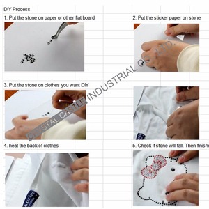 Cristal Sintético <span class=keywords><strong>de</strong></span> Calidad Austriaca Superbrillante 10ss, Diamante Sintético AB, Hotfix para Ropa Infantil - Product Image 6