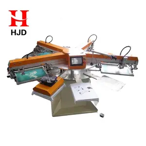 Big Production Ability semi-automatic multi color screen printer