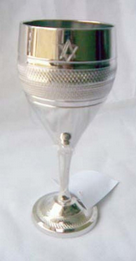 Verre à vin et à champagne en métal pour les fêtes de mariage Accessoires de bar pour la maison et l'hôtel - Product Image 2