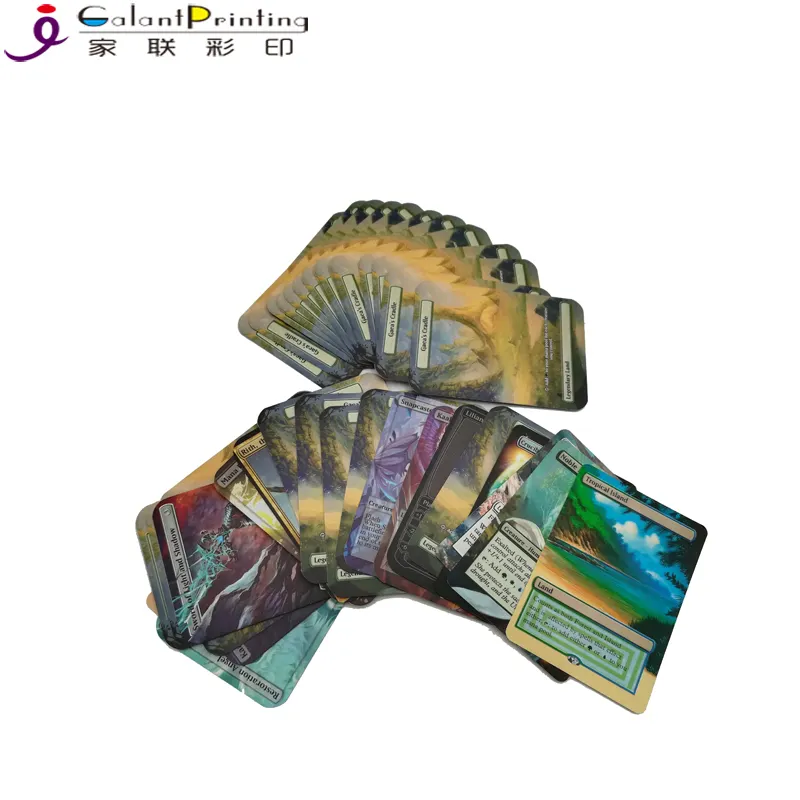 China Supplier Wholesale collectible game card Custom Full Color Matte Poker Trading Playing Card Game