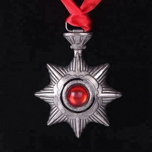 Halloween Maquillage Bijou Pendentif <span class=keywords><strong>Collier</strong></span> Hip Hop Énorme Rubis Incrusté Vampire <span class=keywords><strong>Collier</strong></span> - Product Image 2