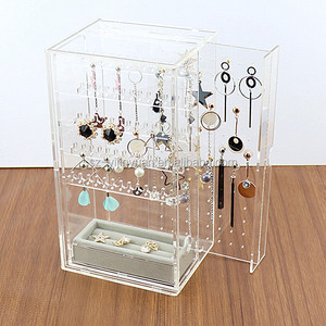 Giá Đỡ Trưng Bày Trang Sức Dây Chuyền Vòng Cổ Acrylic Tùy Chỉnh Tuyệt Vời Hộp Đựng Trang Sức Vòng Cổ Acrylic Trong Suốt - Product Image 2