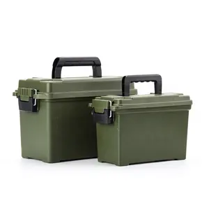 Large plastic plastic waterproof ammo box 350*180*220mm 50 ammo case durable ammo storage box