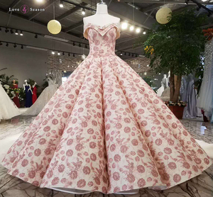 LS31441 abito <span class=keywords><strong>da</strong></span> <span class=keywords><strong>sera</strong></span> oro appliques con perline malaysia shopping <span class=keywords><strong>online</strong></span> elegante abito <span class=keywords><strong>da</strong></span> ballo fuori dalla spalla - Product Image 1