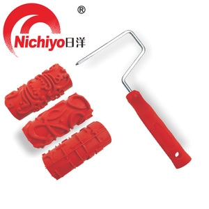 Dễ dàng Để Hoạt Động Bàn Chải Công Cụ 7 Inch Hoa Mô Hình Sơn Tường Trang Trí Con Lăn - Product Image 2