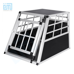 GMTPET fabrika toptan üretici OEM özel yüksek kalite tek kapı kulübesi alüminyum köpek taşıyıcı kafes Pet House satılık - Product Image 5