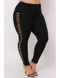 Сексуальные женские леггинсы Royal wolf xxx, США, сексуальные женские джинсовые брюки с боковым вырезом, черные обтягивающие джинсы