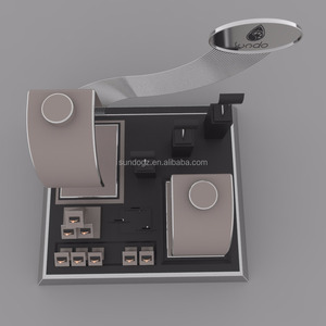 Legno/metallo/Leder <span class=keywords><strong>gioielli</strong></span> di moda tavolo da esposizione per il corpo di <span class=keywords><strong>gioielli</strong></span> set vetrina - Product Image 6