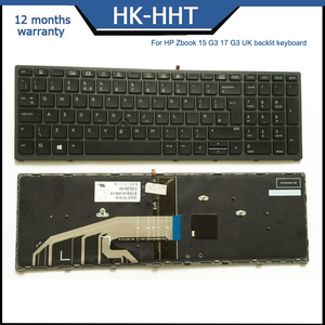 HK-HHT nouveau pour clavier rétro-éclairé HP <span class=keywords><strong>Zbook</strong></span> 15 <span class=keywords><strong>G3</strong></span> <span class=keywords><strong>17</strong></span> <span class=keywords><strong>G3</strong></span> UK - Product Image 2