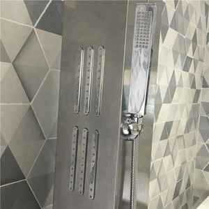 Panel de <span class=keywords><strong>Ducha</strong></span> de <span class=keywords><strong>Acero</strong></span> <span class=keywords><strong>Inoxidable</strong></span> 304 para <span class=keywords><strong>Piscina</strong></span>, Montado en el Suelo, para Exteriores - Product Image 3