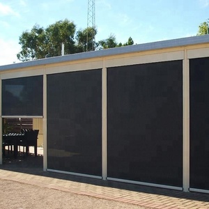 Persianas Enrollables Resistentes al Viento con Control Remoto, Cortinas para Ventanas de Exterior con Instalación en Pared y Cubierta Superior - Product Image 1