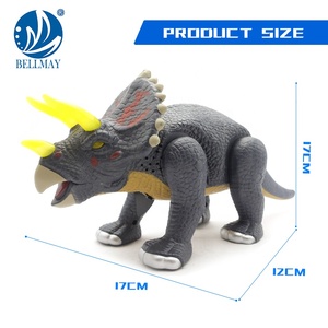 Bemay Toy Le Monde Des Dinosaures Lumière Et Son Action Réaliste Marche Triceratops Dinosaure Jouet - Product Image 6