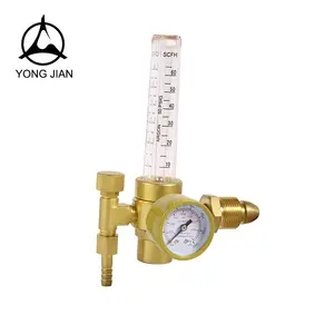 Welding Gas Regulator CE Flowmeter Regulator TIG MIG Welding Co2 Argon Gas Pressure Regulator