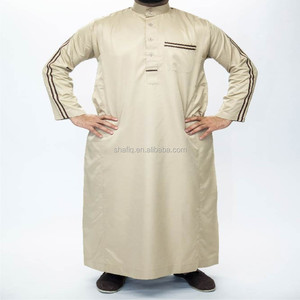 Thobe Arabo <span class=keywords><strong>Stile</strong></span> Saudita Al Haramain, Abito Islamico Musulmano per <span class=keywords><strong>Uomo</strong></span> - Product Image 2