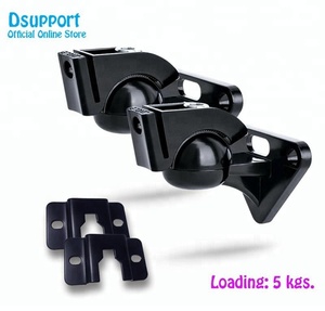 Kẽm Hợp Kim Thép Không Gỉ Phổ Surround Loa Tường Gắn Kết Khung Xoay Móc Áo Nghiêng Trái/Phải + 90 ~ -90 60Mm Tường - Product Image 2