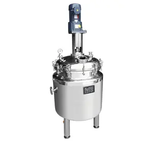 CE certificated Stainless Steel Mixing Tank With Jacketed Heating and Cooling Custom Mixer for Sauce Cream Cosmetics Chemicals