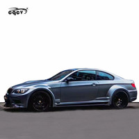 Kit carrosserie large style V pour BMW Série 3 M3 E90 E92 E93 : Pare-chocs avant, pare-chocs arrière, jupes latérales, ailes larges, capot et aileron