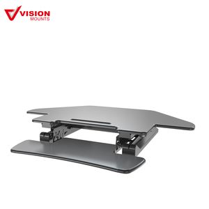 Bureau Hauteur Réglable Triangle Coin Ordinateur Portable Assis Debout Poste De Travail avec clavier <span class=keywords><strong>VM</strong></span>-LD07T K-08 - Product Image 2