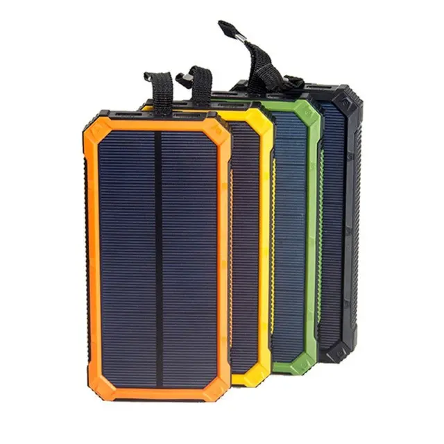 High Quality Portable Foldable Solar Power Bank Waterproof 10000mah For iphone,For Samsung For Mobile Phone