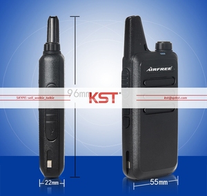 AIRFREE AP-100 UHF 400-470 MHz longue portée <span class=keywords><strong>Radio</strong></span> Bidirectionnelle professionnelle MINI émetteur-récepteur portatif KD-<span class=keywords><strong>C1</strong></span> Talkie-walkie - Product Image 3
