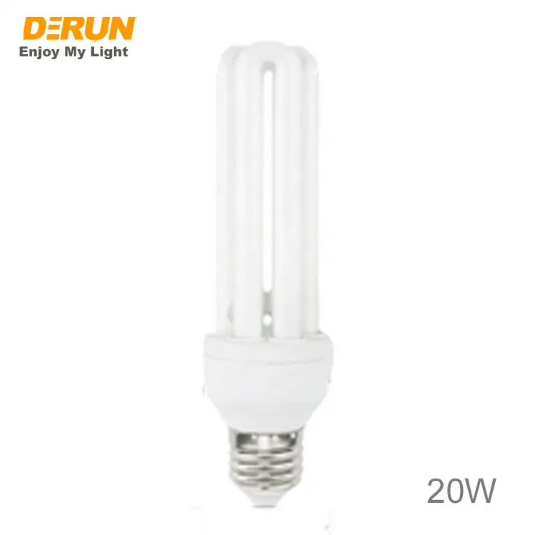 Penjualan Panas Hemat Energi Lampu 3U T4 20W E27 B22 E14 110V 120V 220V 230V lampu CFL Lampu Hemat Energi dengan Ce dan RoHS, CFL-U