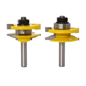 Bộ 3 Mũi Khoan Bộ Định Tuyến Đường Sắt Tròn & Cọc 8Mm L-N108-1 Dụng Cụ Nâng Đỡ Bảng Điều Khiển Máy Phay CNC Gỗ Chất Lượng Cao Cắt Gỗ - Product Image 2