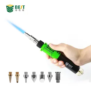 BST-105 Self-Ignition 10-in-1 Cordless Welding Torch Kit Tool Outdoor portable Butane Torch Gas Soldering Iron set