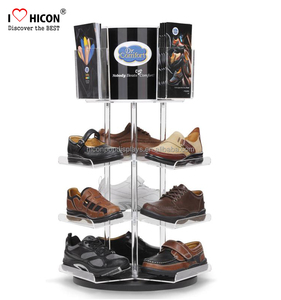 les besoins des Clients au détail Commercial autoportante Slatwall Sports Shoes <span class=keywords><strong>Store</strong></span> acrylique en bois présentoir - Product Image 6