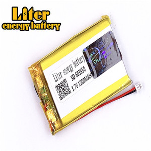 Plug 1.25-2 P 3.7 V 603550 1200 mah lipo battery Rechargeable solar li ion polymer lithium battery with PCM - Product Image 3