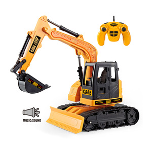 Camion RC Chenille pour Enfants 7 Canaux, Véhicule d'Ingénierie, Modèle d'Excavatrice, <span class=keywords><strong>Jouet</strong></span> RC avec Chargeur et Télécommande - Product Image 1