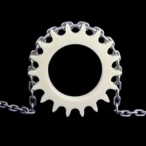 Nylon Gear Tandwiel Voor Transport Machines Hoge Kwaliteit Grote Plastic Aangepaste Ansi Plastic Tanden/Metalen Insert Transmissie