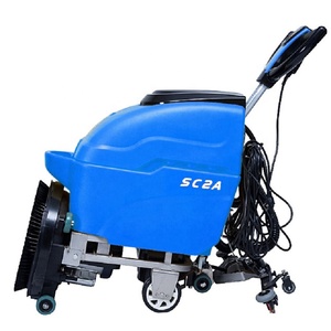 Lopen Achter Hand Push Handleiding Sc2a Elektrische Automatische Marmer Enkele Schijf <span class=keywords><strong>Floor</strong></span> Cleaning Machine Scrubber <span class=keywords><strong>Buffer</strong></span> Met Power Kabel - Product Image 4