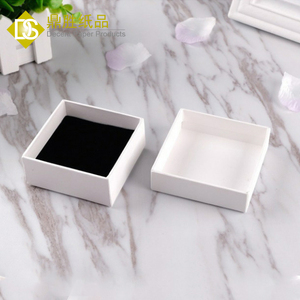 Wholesale Ready Stock Square White Paper Jewelry Set Boxes for Pendant Bracelet Rings Earrings