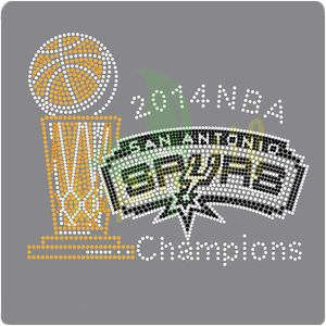 2014 <span class=keywords><strong>nba</strong></span> <span class=keywords><strong>basketball</strong></span> strass, éperons sur strass correctif motif <span class=keywords><strong>de</strong></span> transfert - Product Image 1