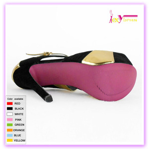 peep toe de lujo de oro vestido de lujo plataforma mujeres tacones altos grandes damas de gran tamaño de moda bombas - Product Image 5