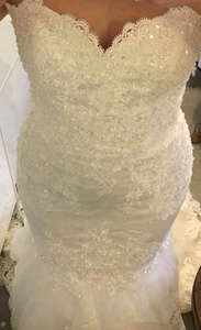 XN1816-vestido <span class=keywords><strong>de</strong></span> <span class=keywords><strong>novia</strong></span> <span class=keywords><strong>de</strong></span> sirena con cuello <span class=keywords><strong>de</strong></span> corazón, elegante, con Apliques <span class=keywords><strong>de</strong></span> encaje, cola <span class=keywords><strong>de</strong></span> barrido, hecho a medida, <span class=keywords><strong>2022</strong></span> - Product Image 2