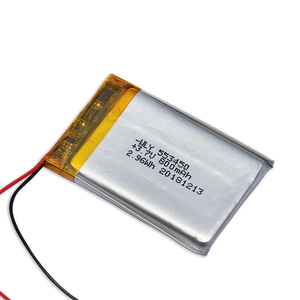 תעודת נטענת <span class=keywords><strong>3.7V</strong></span> Lipo הסוללה 800 mAh <span class=keywords><strong>553450</strong></span> עם הגנה קצרה - Product Image 1