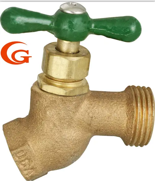 Tuin kraan Tuin valve Brons Valve Body Casting met "Een" Woord Handvat