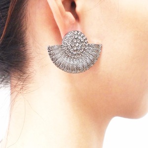 Boucles <span class=keywords><strong>d</strong></span>'oreilles Vintage en alliage de <span class=keywords><strong>strass</strong></span> pour femmes, bijoux de mode, boucles <span class=keywords><strong>d</strong></span>'oreilles en métal, nouveaux accessoires de vente chaude - Product Image 2