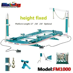 Fm1000 el CE aprobó reparación del cuerpo / chasis del coche que endereza el / chasis alisado máquinas