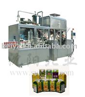 Machine de remplissage automatique électrique de jus en carton à toit en pignon, haute précision 200 ml, pour l'alimentation et les boissons