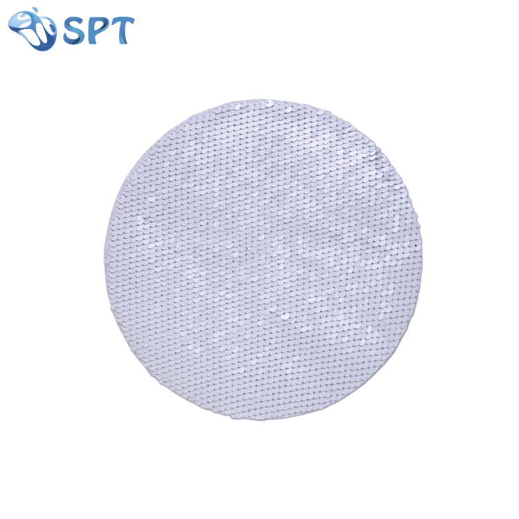 Новейший Пользовательский логотип печать пользовательский Печатный сублимационный блёстки Круглый Волшебный флип-блёстки клей