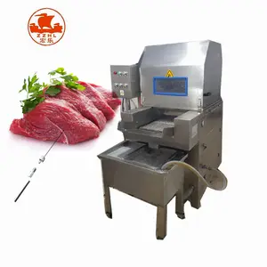 Macchina bistecca di maiale costole/bistecca/braciole di maiale di taglio affettatrice trituratore macchina