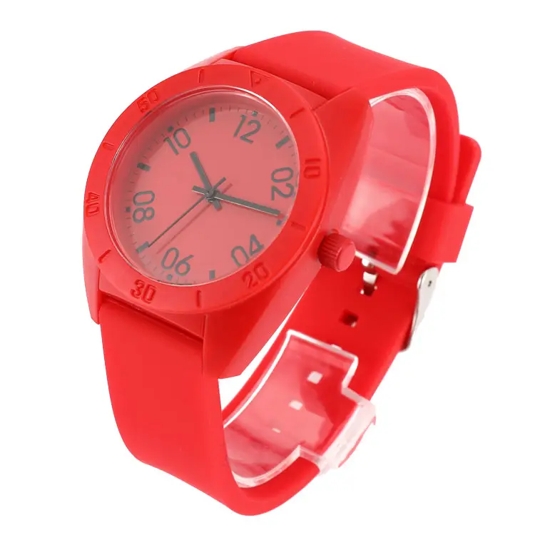 カスタムodmメーカーファッションブランドなし女の子防水アナログプラスチック手首ギフト時計