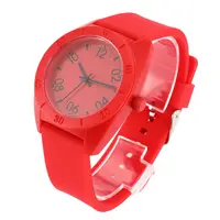 Reloj de pulsera de plástico analógico para niñas, reloj de pulsera de moda, sin marca, a prueba de agua, fabricante odm